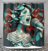 Indie Impressions Shower Curtain