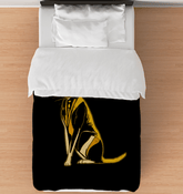 Curious Cat In Moonlight Comforter - Beyond T-shirts