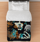 Vibrant Hip Hop Graffiti Duvet Cover for a Bold Bedroom Statement