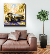 Beach Buggy Bliss Wrapped Canvas