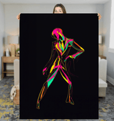 Minimalist Modern Sherpa Blanket - Beyond T-shirts