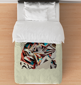 Keyboard Kaleidoscope Duvet Cover
