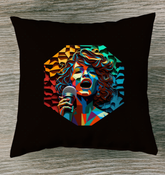 Flute Forest Outdoor Pillow