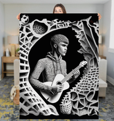 Indie Chill Sherpa Blanket