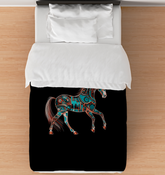 Elegant Dressage Horse Comforter
