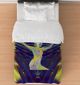 Floral Symphony Comforter - Floral Print Bedding.