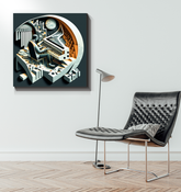 Jazz Journey Wrapped Canvas