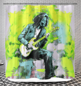 Serene Abstract Shower Curtain