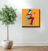 Elegant Couture Escape Wrapped Canvas - Beyond T-shirts