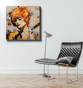 Rhythmic Visions Wrapped Canvas Music's Dance - Beyond T-shirts