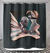 Melodic Morning Shower Curtain
