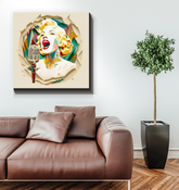 Opera's Embrace Wrapped Canvas