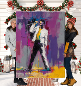 Elegant Abstraction Sherpa Blanket