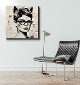 Melodies Unveiled Wrapped Canvas Musical Revelation - Beyond T-shirts