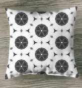 Serene Diamond Oasis Outdoor Pillow