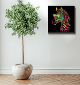 Monochrome Safari Canvas Print - Beyond T-shirts