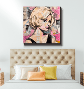 Melodic Mirage Wrapped Canvas Musical Illusion - Beyond T-shirts