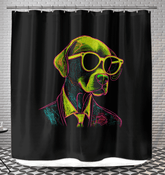 Woof Wonder Shower Curtain - Beyond T-shirts