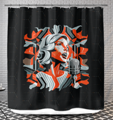 Rhythm & Rhyme Shower Curtain
