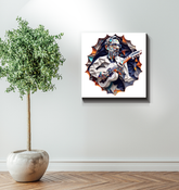 Melody Mountains Wrapped Canvas