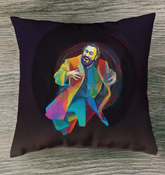 Sunlit Serenade Outdoor Pillow in Garden Setting