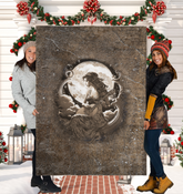 Electro Elegance Sherpa Blanket