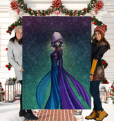 Boho Mirage Beyond Style Sherpa Blanket - Front View.