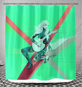 Fashionista's Oasis Shower Curtain - Beyond T-shirts