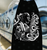 Lyrical Lines Laundry Bag