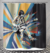 Glamour and Glitz Fashion Jam Shower Curtain - Beyond T-shirts