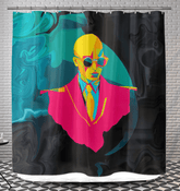 Runway Reflections Shower Curtain - Beyond T-shirts