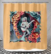 Tropical Tunes Shower Curtain