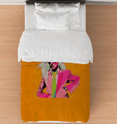 Vibrant Vogue Dreams Fashion Art Duvet Cover | Shop Now