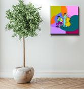 Band Of Musicians Wrapped Canvas - Beyond T-shirts