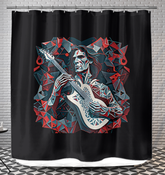Instrumental Impressions Shower Curtain