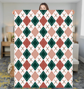 Diamond Dazzle Sherpa Blanket