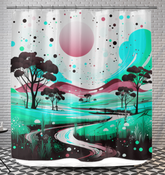 Tranquil Tropic Tranquility Beach Curtain