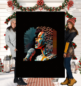 Harmonica Hug Sherpa Blanket