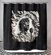 Indie Groove Shower Curtain
