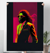 Artistic Abstraction Sherpa Throw - Beyond T-shirts