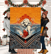 Seaside Tranquility Plush Blanket - Beyond T-shirts