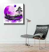 Serenity Summit Mountain Landscape Canvas