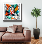 Bluegrass Banjo on Wrapped Canvas against a white background.