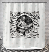 Vinyl Vibes Shower Curtain