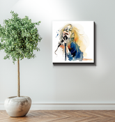 Quizzical Queen's Quaint Quarters Wrapped Canvas