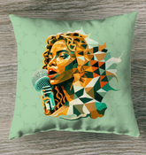 Punk Passion Outdoor Pillow