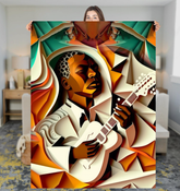 Pianist's Touch Sherpa Blanket