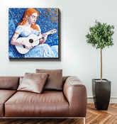 Whimsical Woodland Wonderland Canvas Art in Vibrant Colors