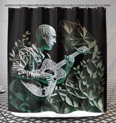 Serenade Silhouette Shower Curtain