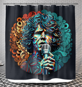 Jazz Solo Shower Curtain